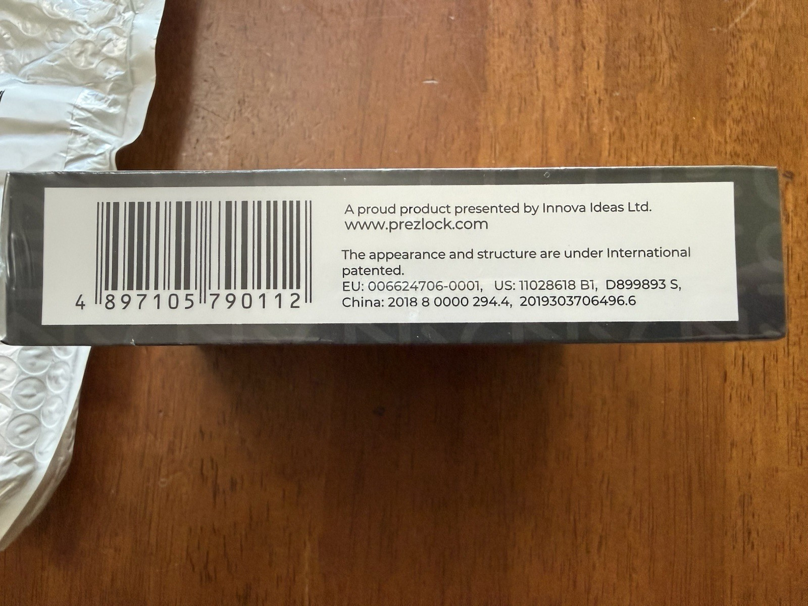 PREZLOCK Pebble Plus Smart Fingerprint Padlock Model EL-06