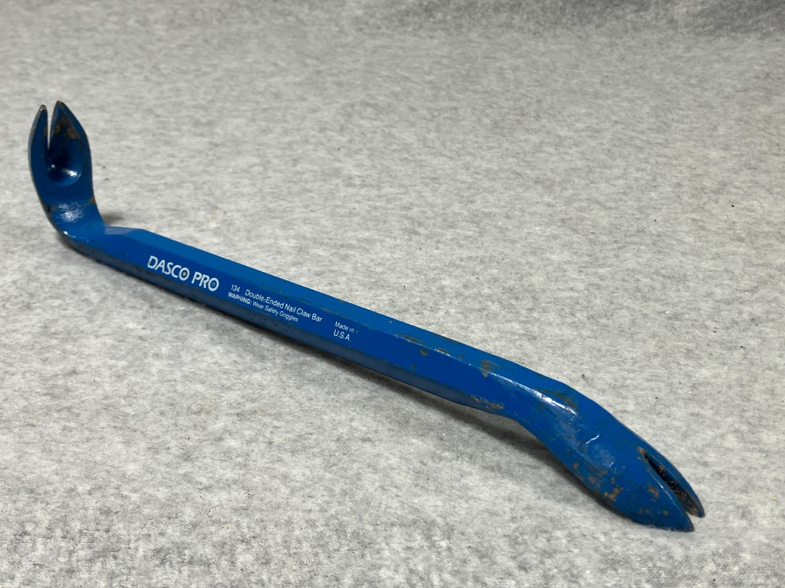 Dasco Pro 134 Double Ended Nail Claw Bar 11" Made in USA