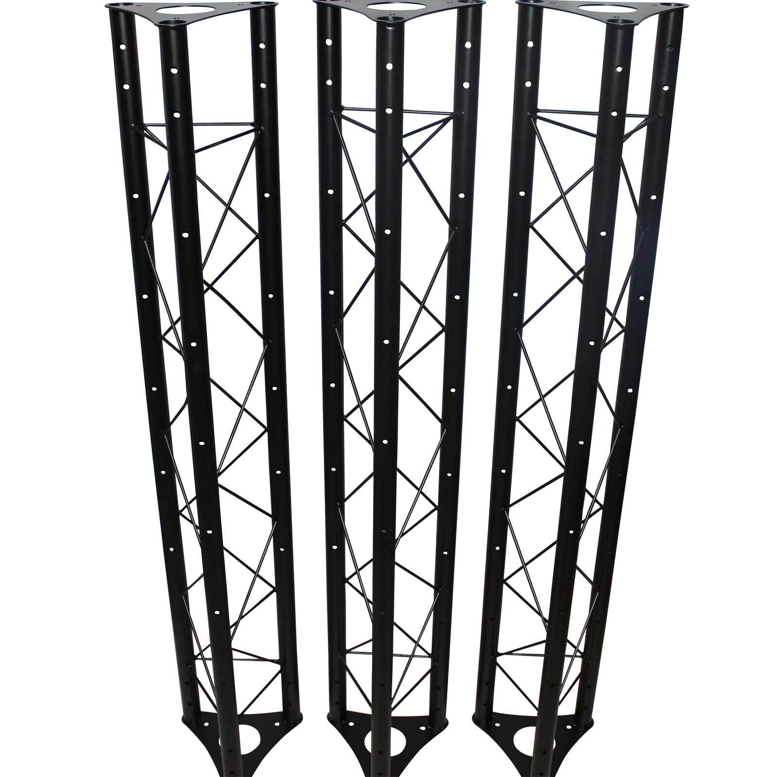 15' Wide Crank Triangular Trussing Mobile DJ Lighting Truss System Triangle i...