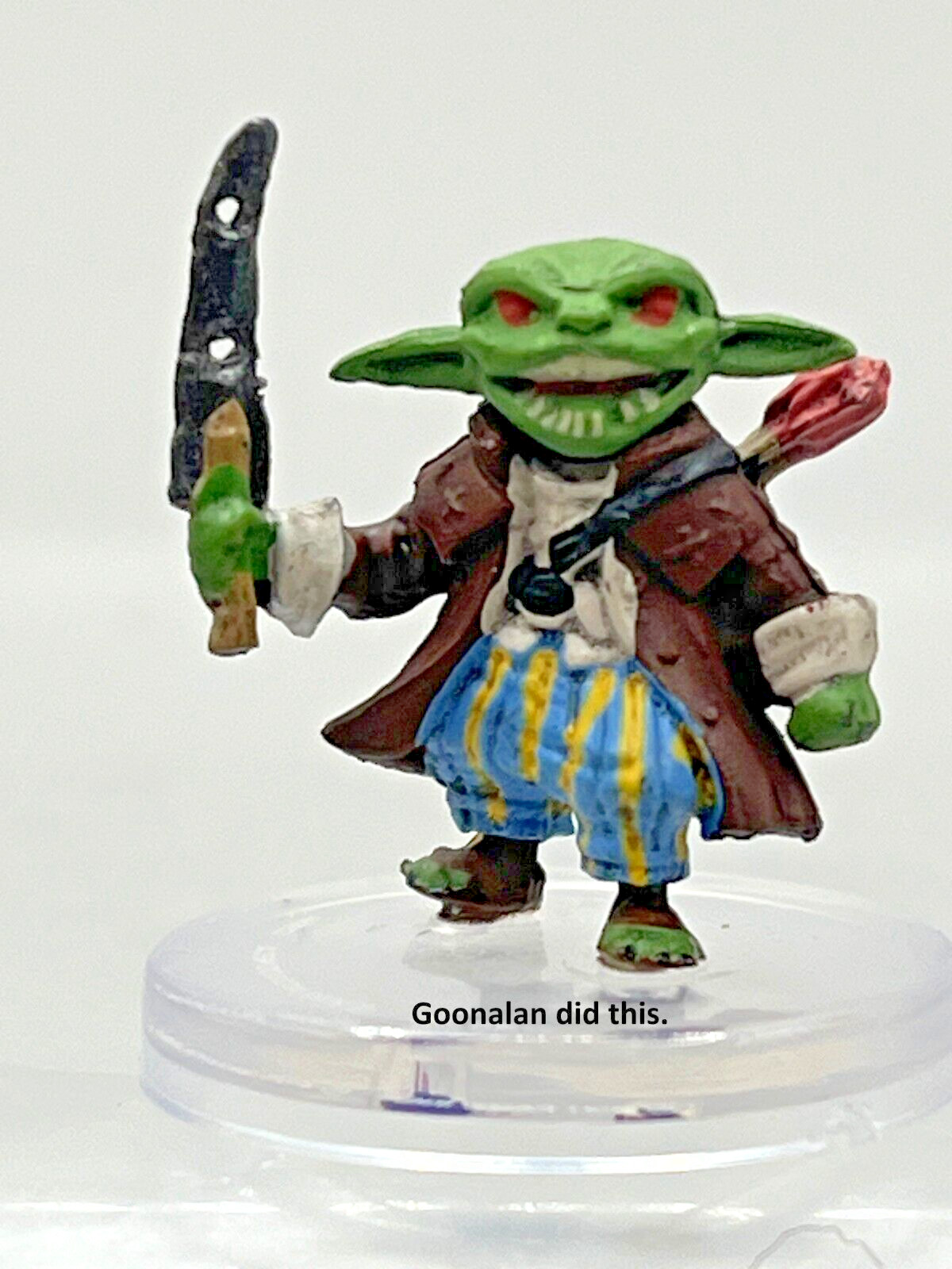 D&D Pathfinder Mini Bestiary Unleashed 02 Goblin Warchanter Dogslicer