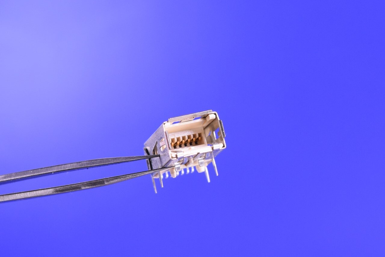 (100) Samtec RJ-45 Board Mount Connectors ASP-126062-01