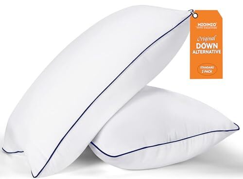 Bed Pillows for Sleeping- Standard Size Set of 2 Cooling Hotel Quality with P...