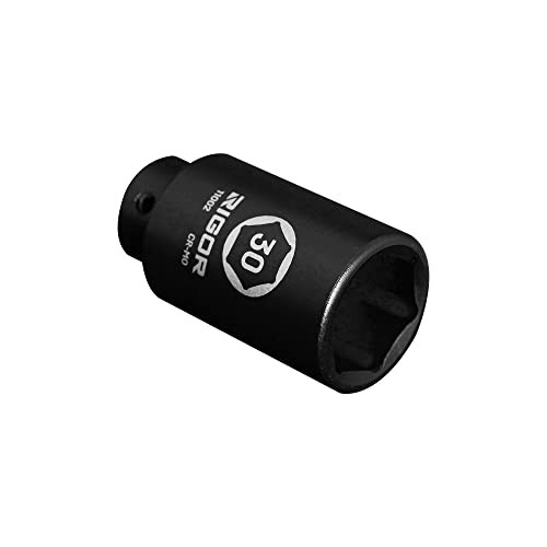 11002 Axle Nut Impact Socket, 1/2-Inch Drive, 6-Point CR-MO 30mm
