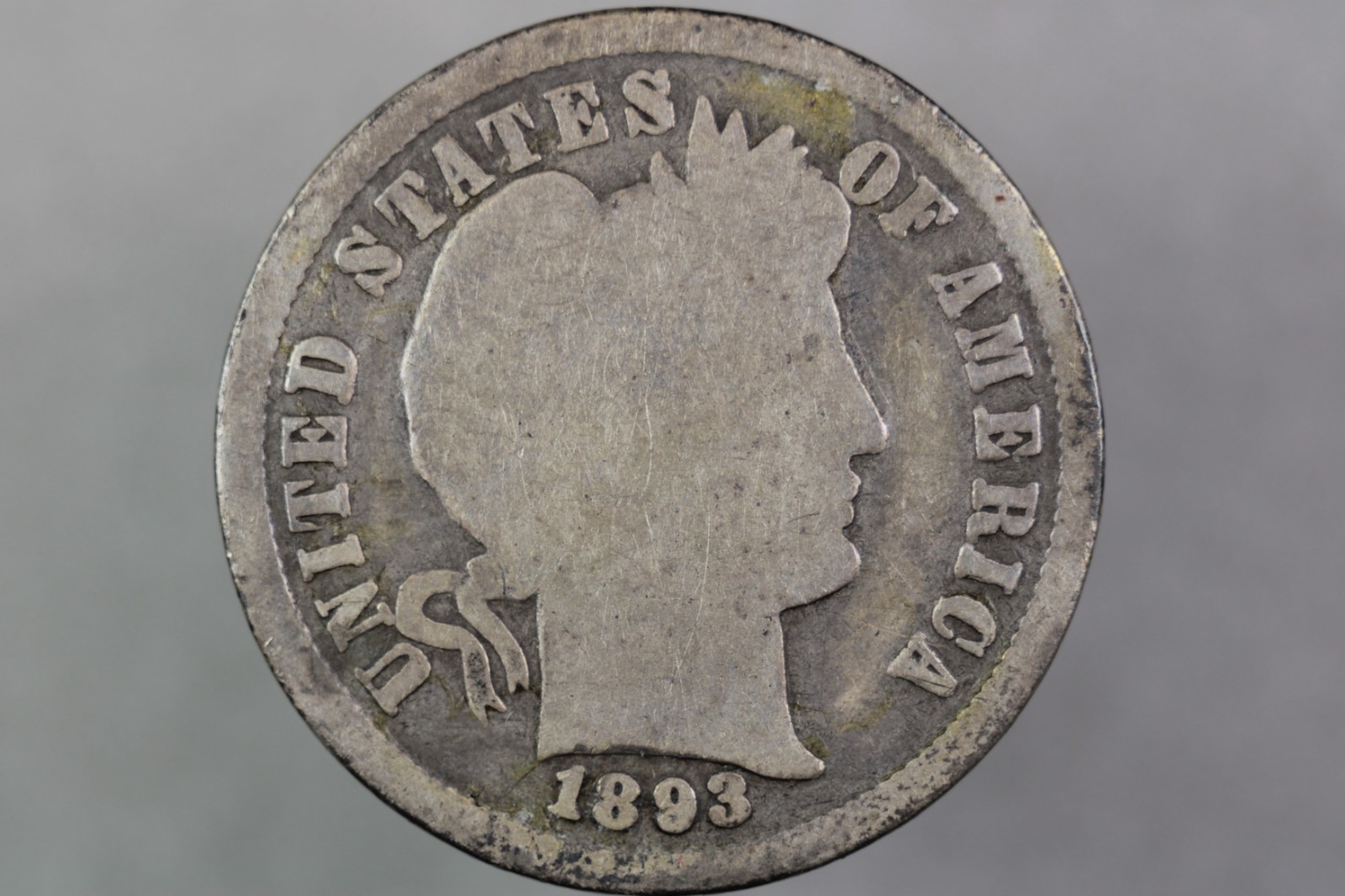 1893 Barber Dime Good. Offering combined shipping.
