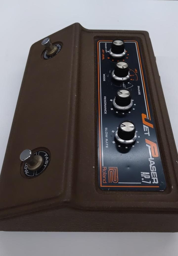Roland AP-7 Jet Phaser Vintage Guitar Effects Pedal Japan Brown Analog Tested