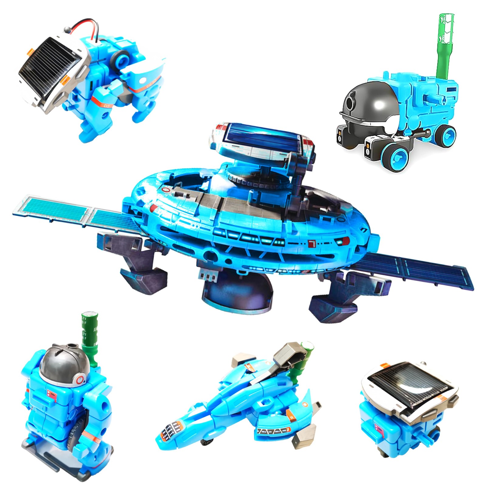 STEM Projects for Kids Ages 8-12, Science Kits, Solar Space Standard, Blue