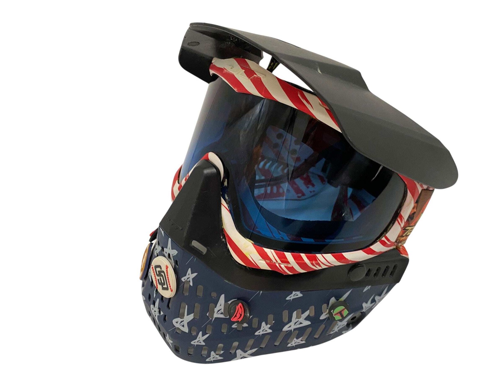 JT Paintball Mask Goggles LE TEAM USA PATRIOTIC Last Super Strap