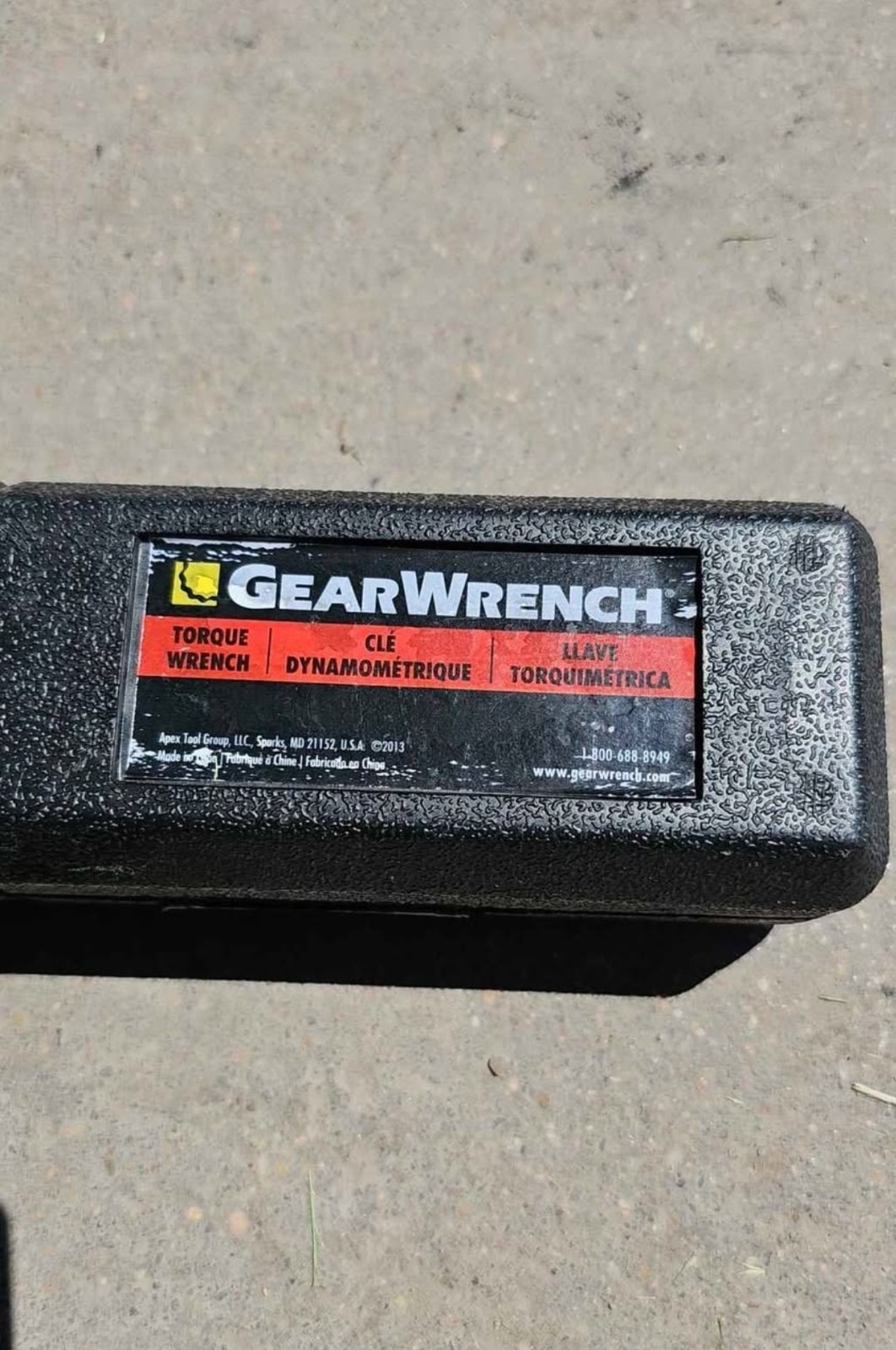 Gearwrench Torque Wrench Case 85087