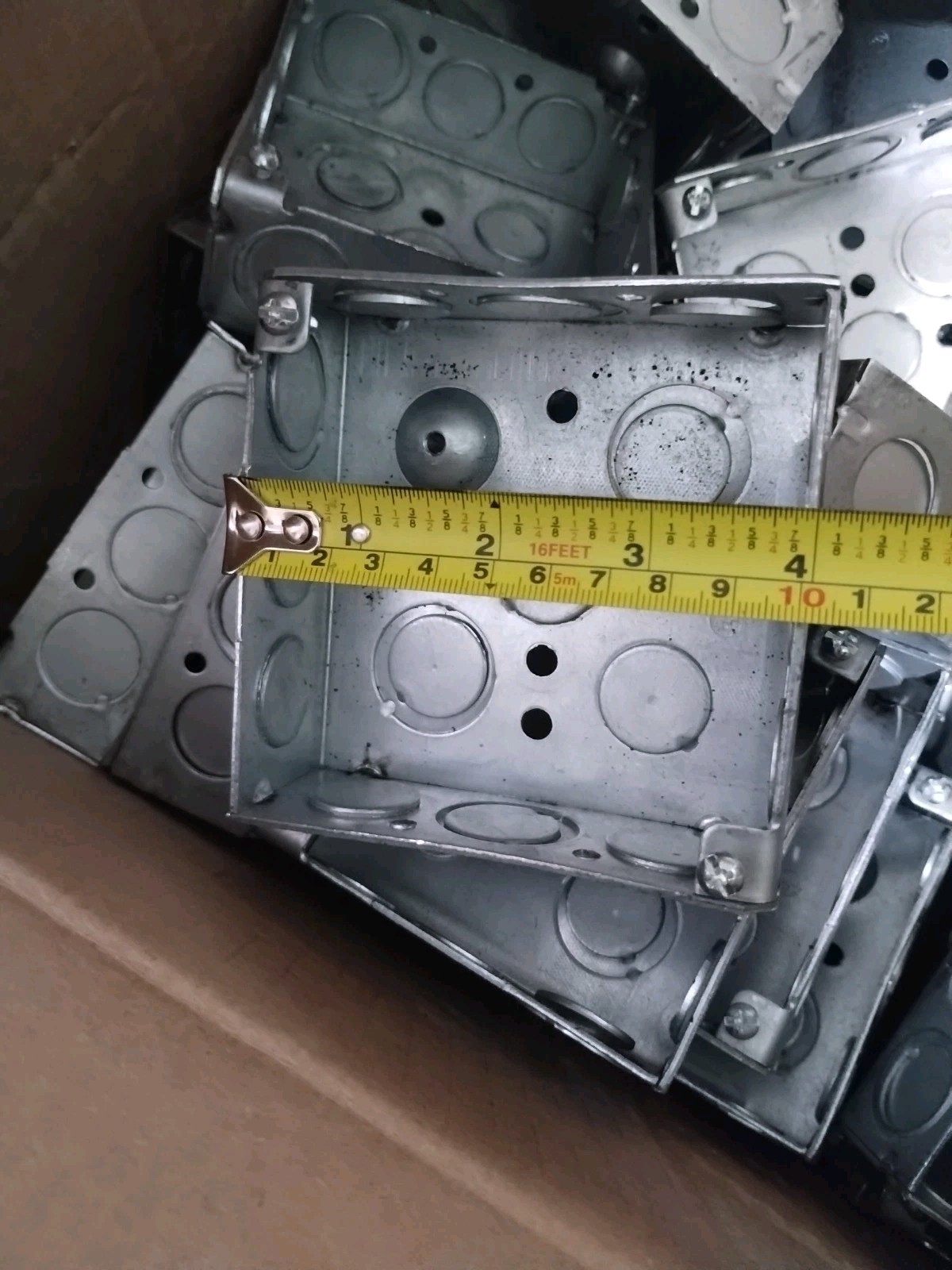 Lot Of 12 - 4" Square Box, 1.5" Deep