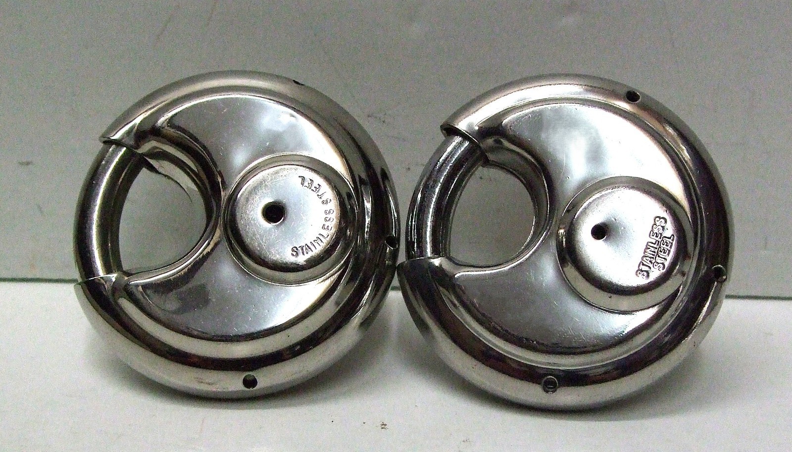 TWO SECURITY LOCKS, EXCELLENT CONDITION, KEYED SEPARATELY