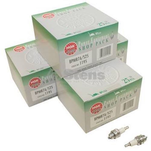 GENUINE OEM NGK PART # 97568; BPMR7A SPARK PLUG SHOP PACK, CASE OF 25