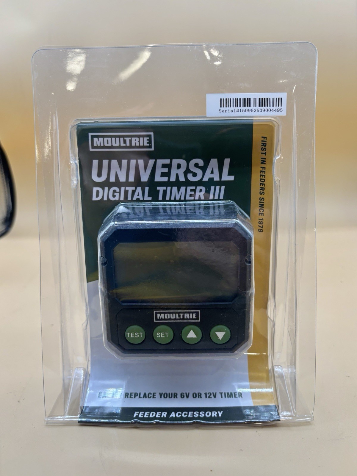 Moultrie Universal Digital Timer III Programmable Feeder Timer Black (MFA-15095)
