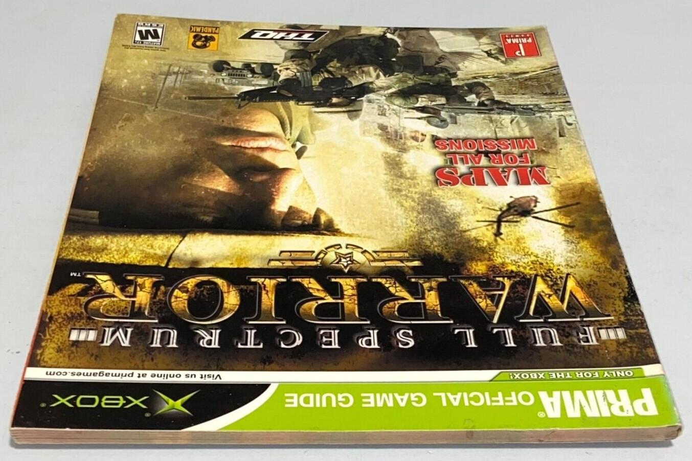 Full Spectrum Warrior Prima Official Game Guide Paperback 2004