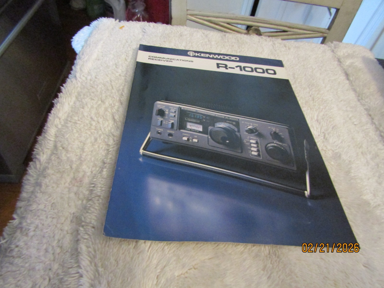 Kenwood Communications Receiver Brochure R-1000 Japan