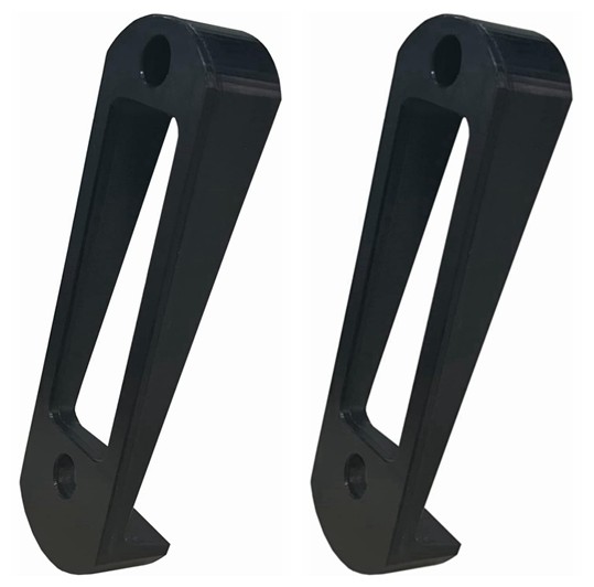 2) VINYL SIDING ANGLE ADJUSTMENT MOUNT FOR ARLO WIRED DOORBELL FOR 4" STANDARD W