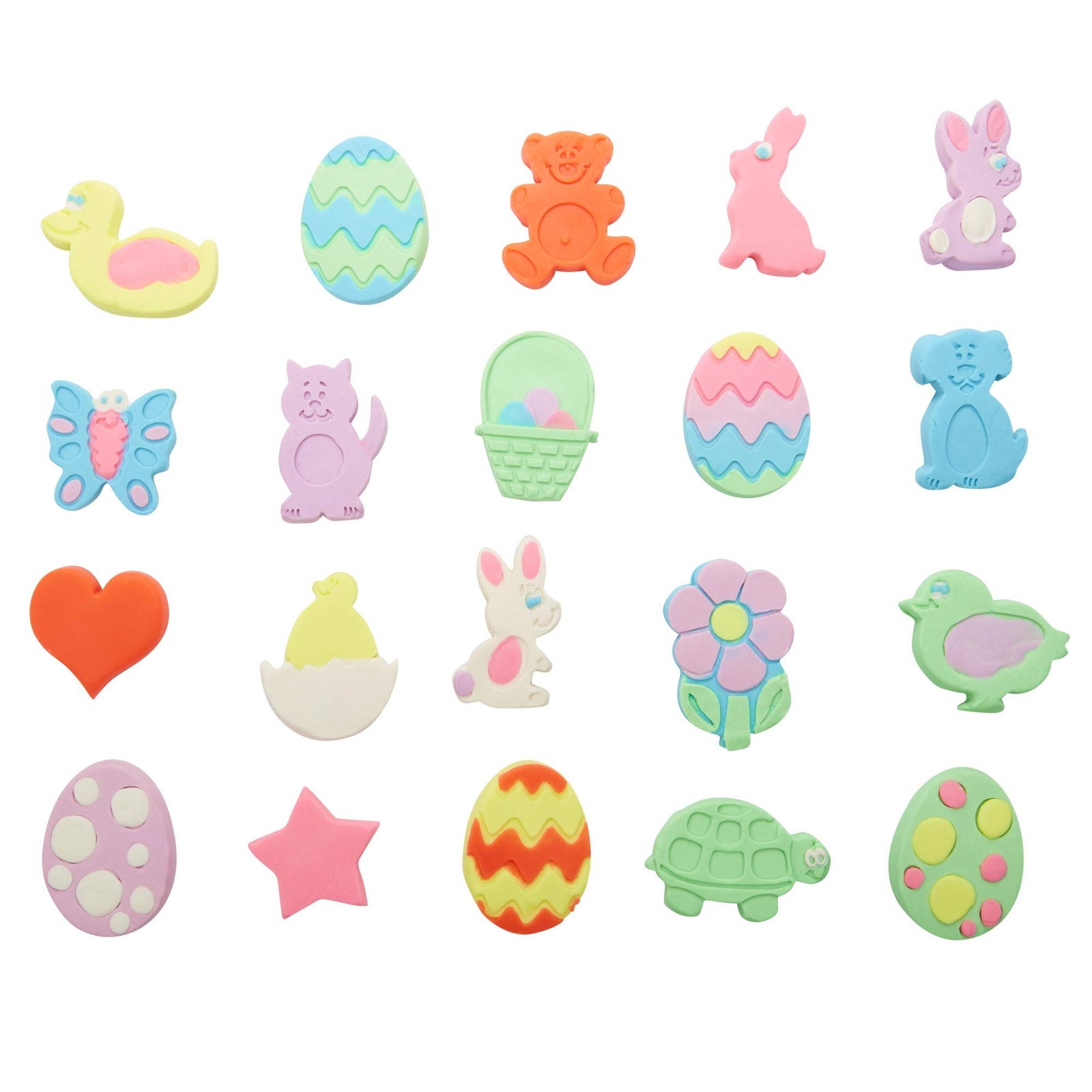 Play-Doh Easter Basket Toys 25-Piece Bundle; Make Your Own Easter Bunny Kit with