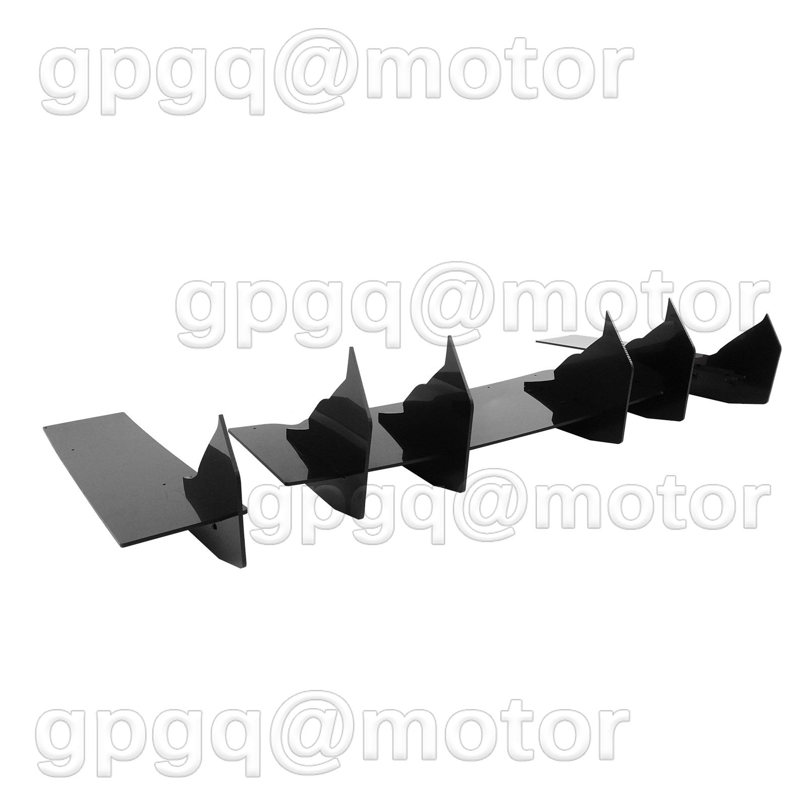 For Dodge Challenger SRT 2015-2023 V2 Style Rear Diffuser & Rear Side Splitters