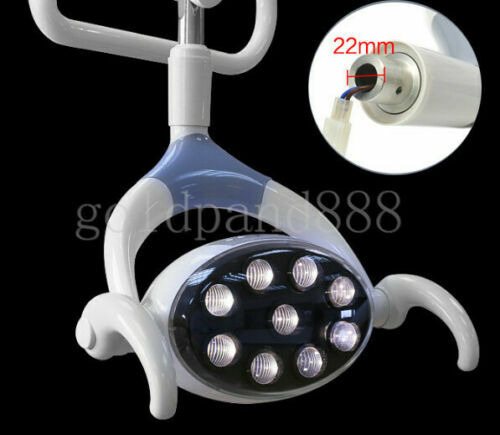 φ22mm Dental Shadowless Oral Light Lamp with 9 LED Lens for Dental Unit Chair