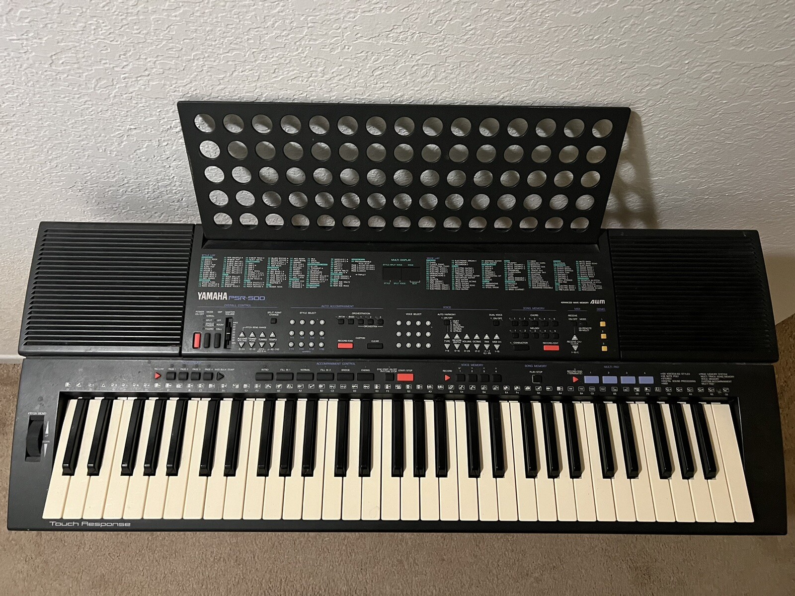 Yamaha PSR.500 Electric Keyboard
