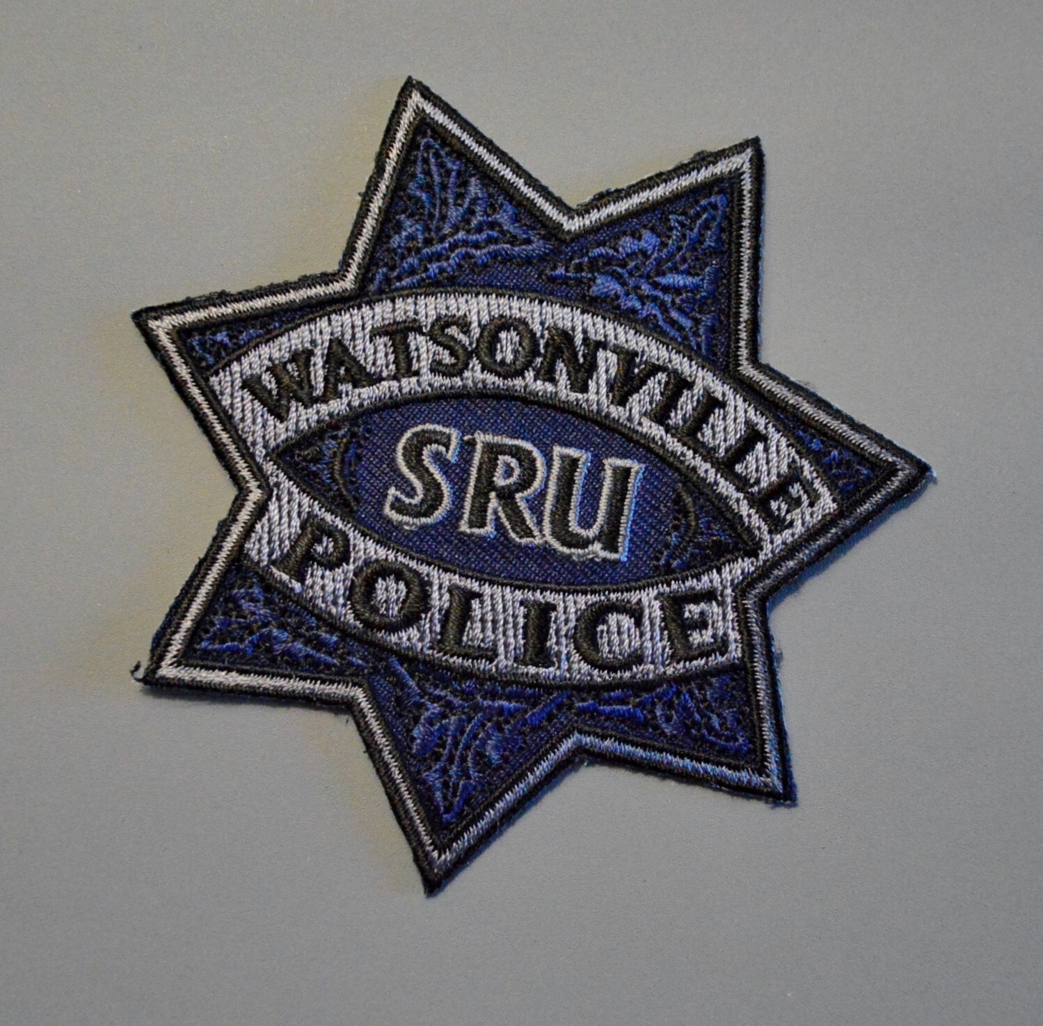 Watsonville California Police SRU Subdued Patch #1 ++ Mint Santa Cruz County CA