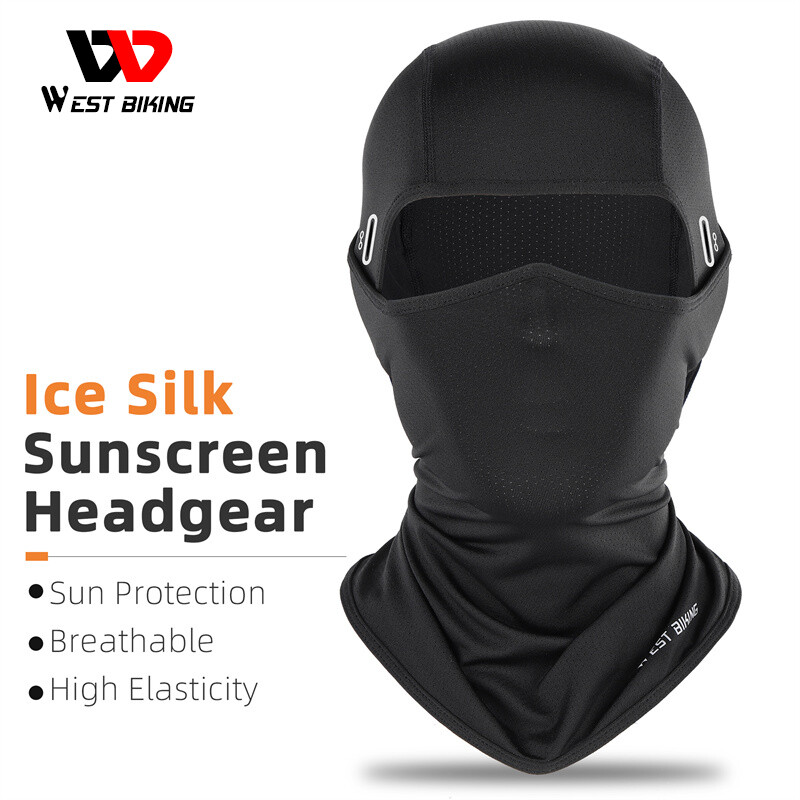 Summer Cycling Cap Face Mask Neck Tube Motorcycle Balaclava Helmet Liner Hat