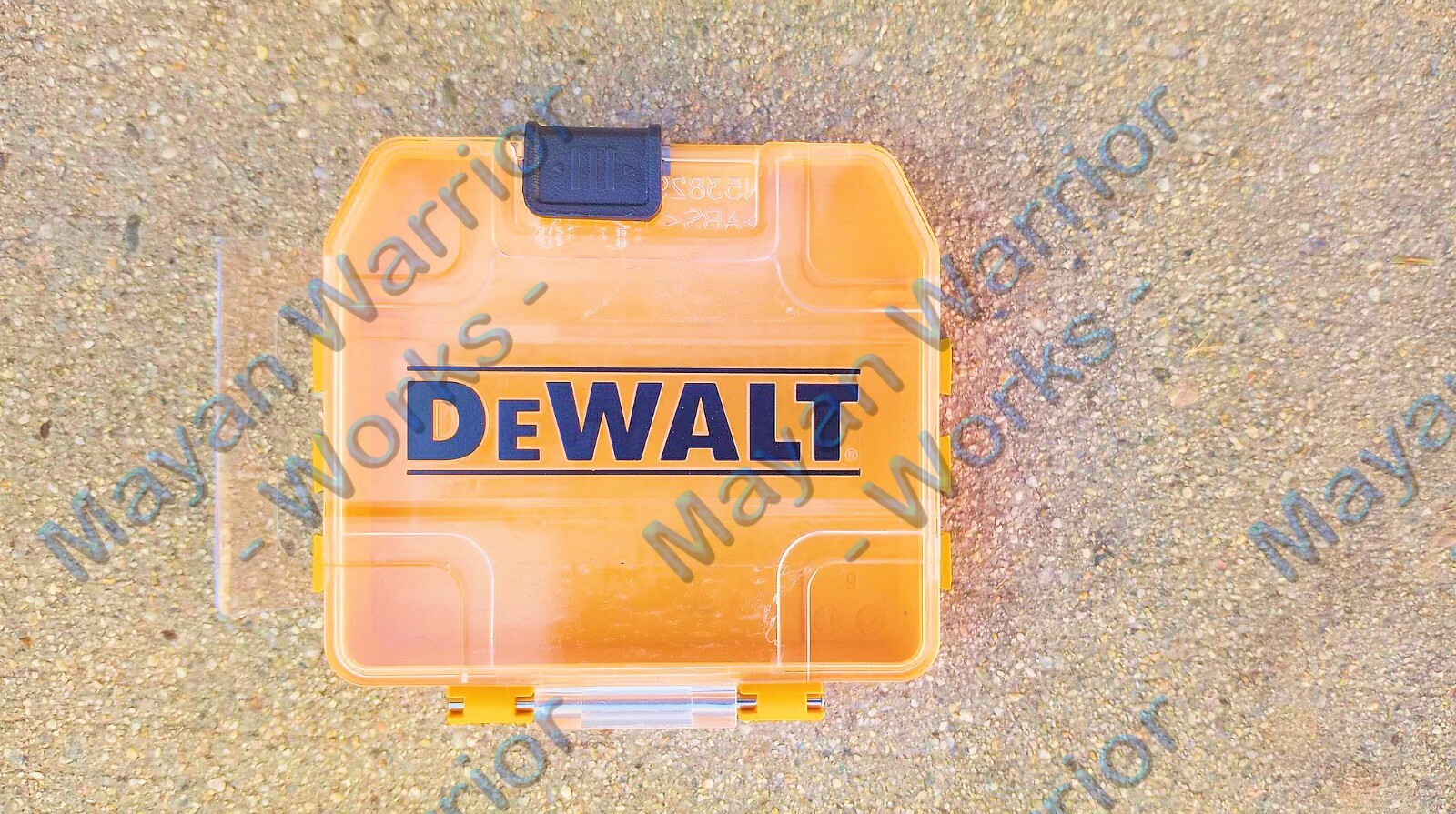 2 each Genuine Dewalt Mini Tough Case - Bits Storage Organizer - Yellow
