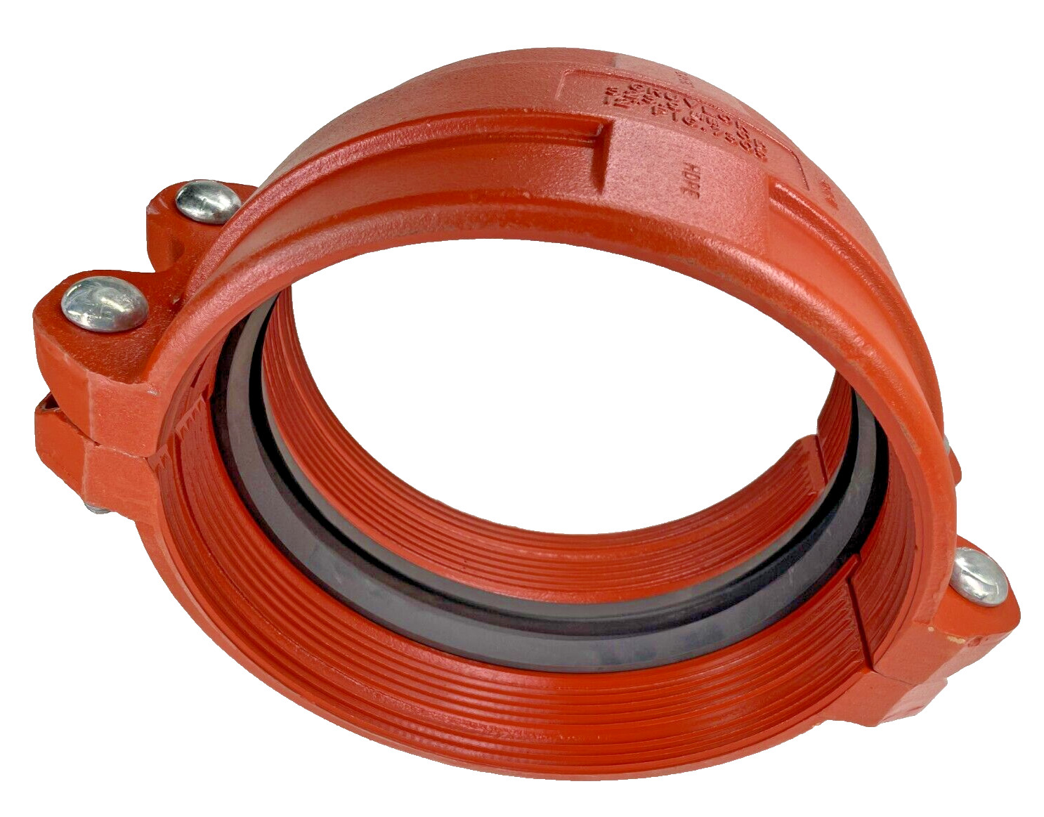 Gruvlok 12" Style 7305 HDPE Plain End Pipe Coupling Complete w/ Bolts & Gasket