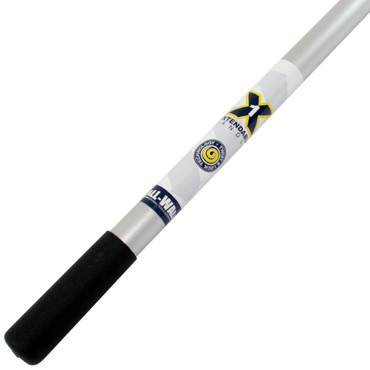 3’-8’ Extendable Drywall Corner Roller Handle with Free Coarse Thread Adapter
