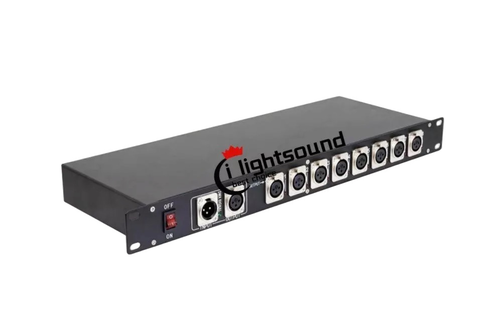 fast ship dmx512 controller distributor 8 way signal amplifier for dmx lighting