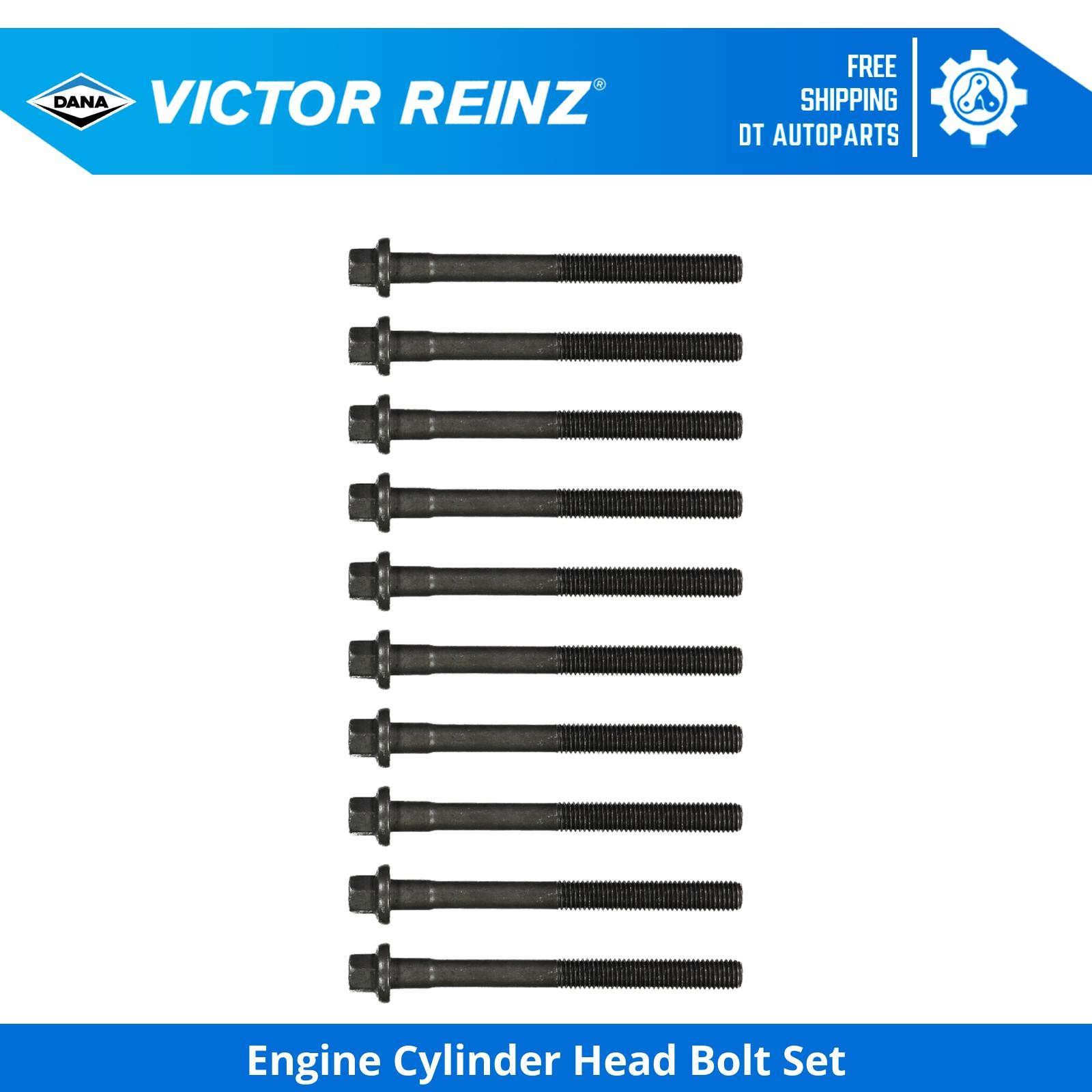 For 1990-1993 Volvo 240 Engine Cylinder Head Bolt Set Victor Reinz 1991 1992