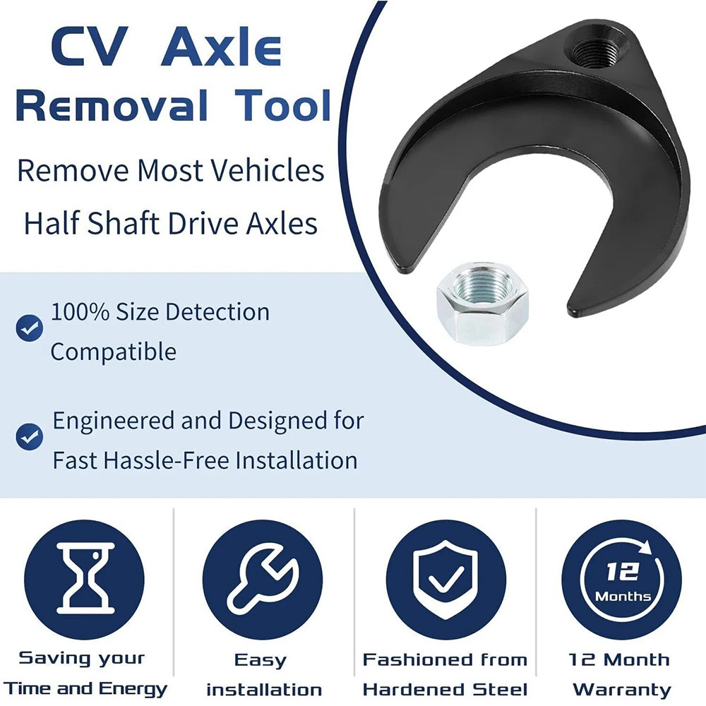 U-Shaped CV Joint Puller 48mm Fork Axle Remover 5/8-18 Thread @