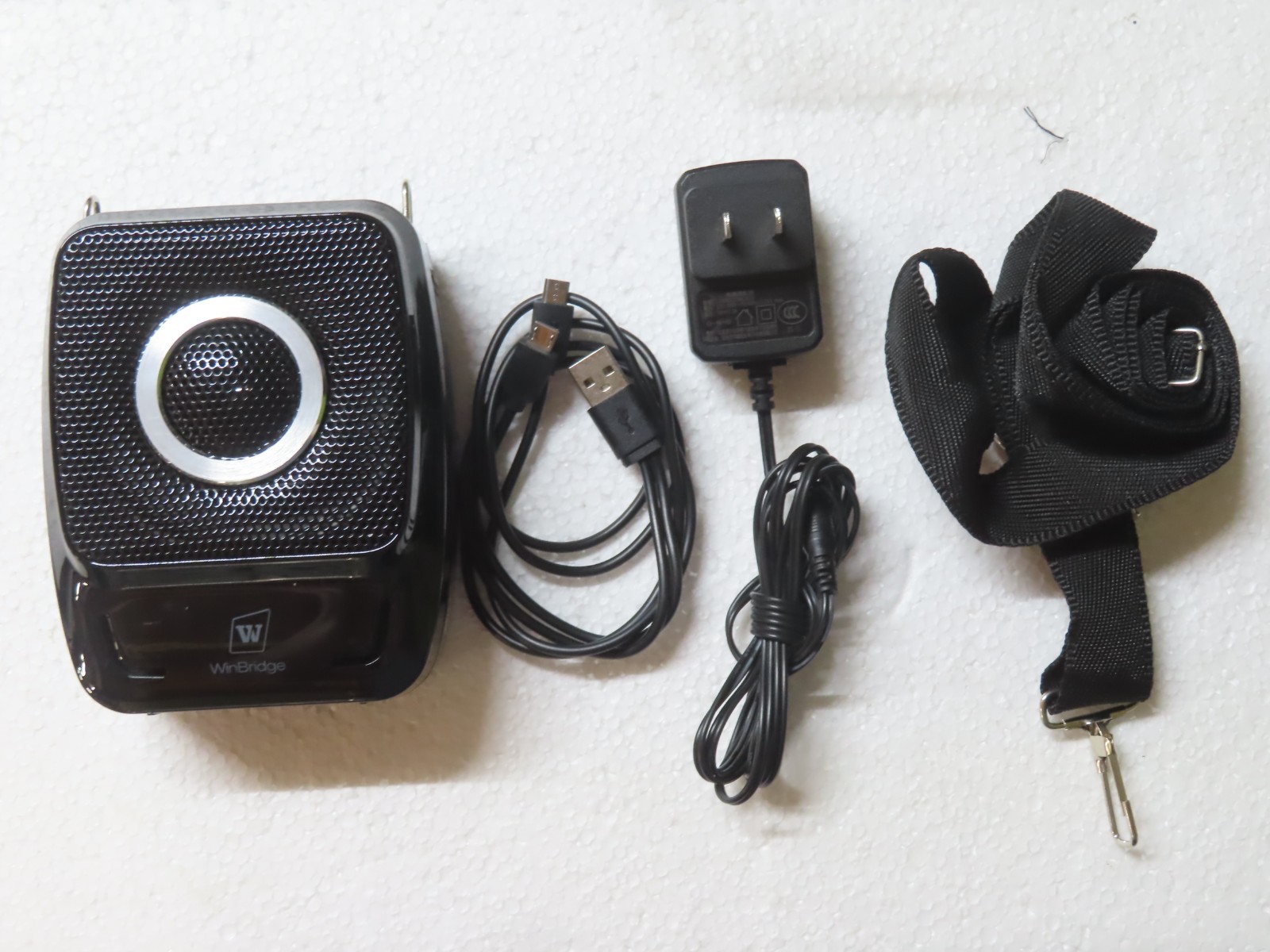 WinBridge Portable PA System S92 Plus Black Audio Device No Microphone