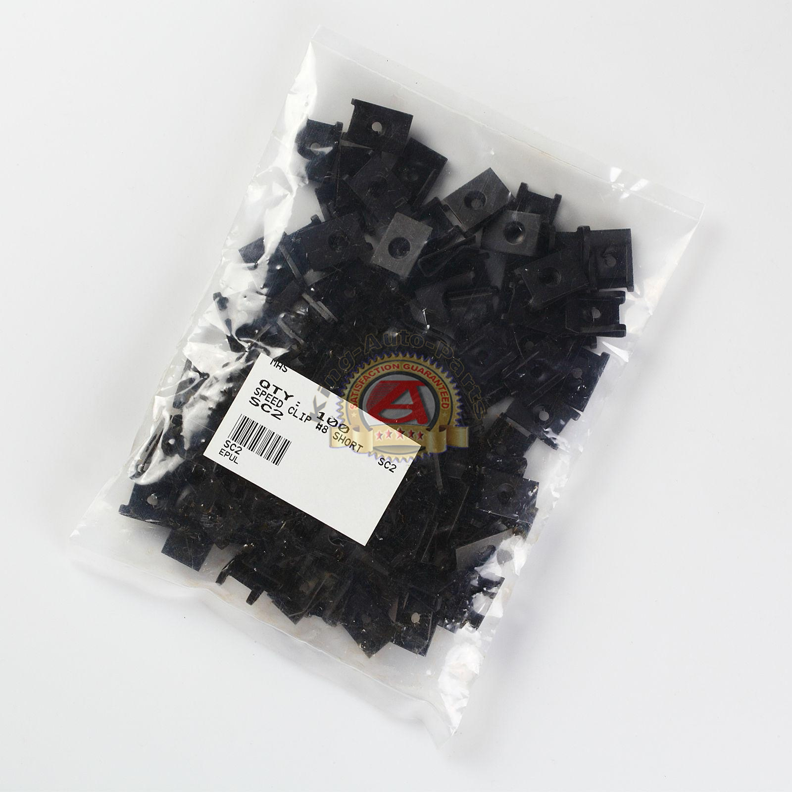 High Quality Speed Clips #8 Short U Type Screws 100pcs SC2