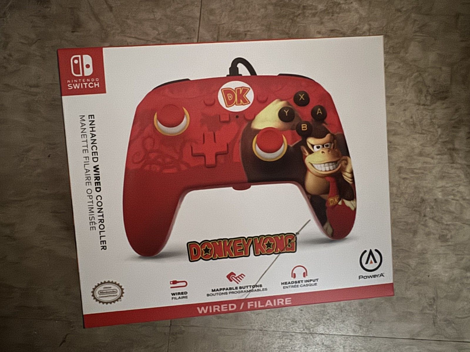 PowerA Xbox Enhanced Wired Controller - Nintendo Switch - DONKEY KONG FLEX - NEW