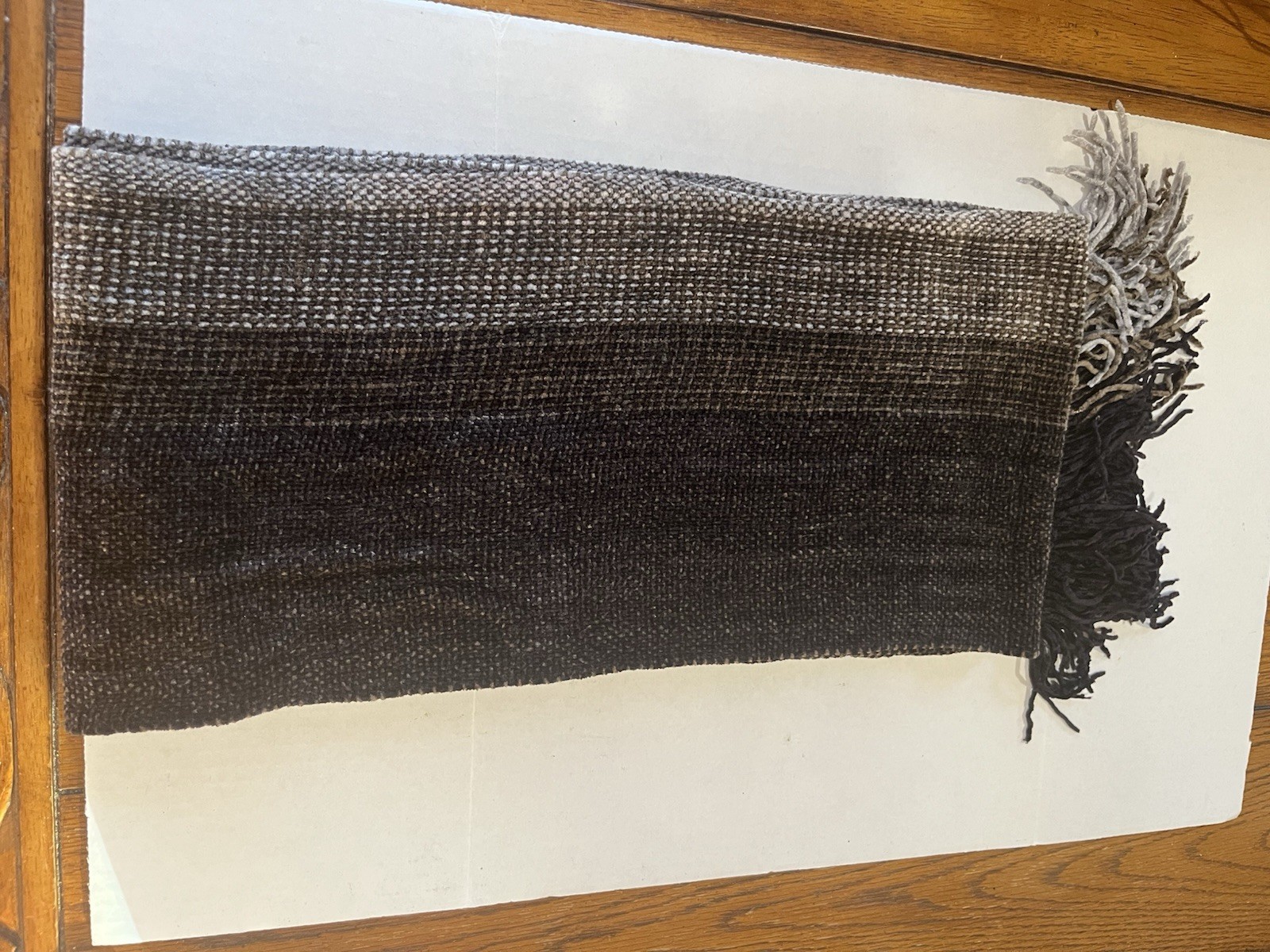 Men’s Fringed Winter Scarf/Muffler