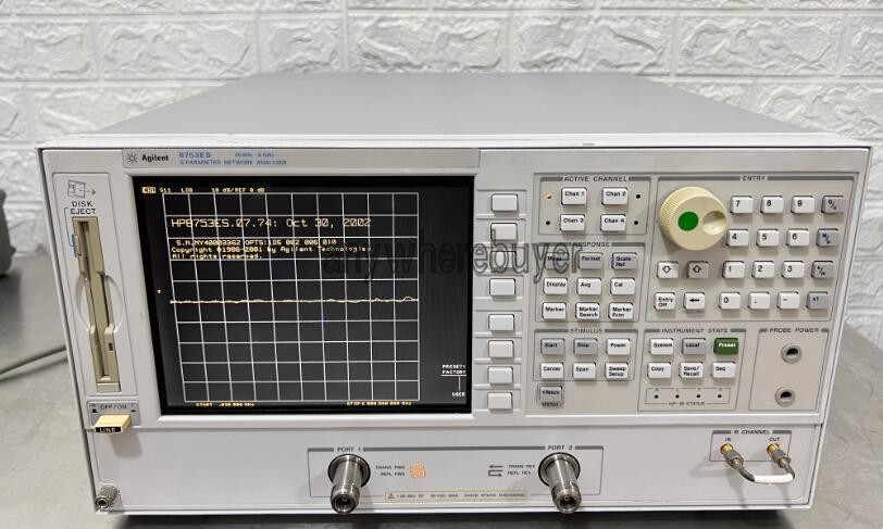 1PCS Agilent 8753ES S-Parameter Network Analyzer 30kHz-6GHz USED