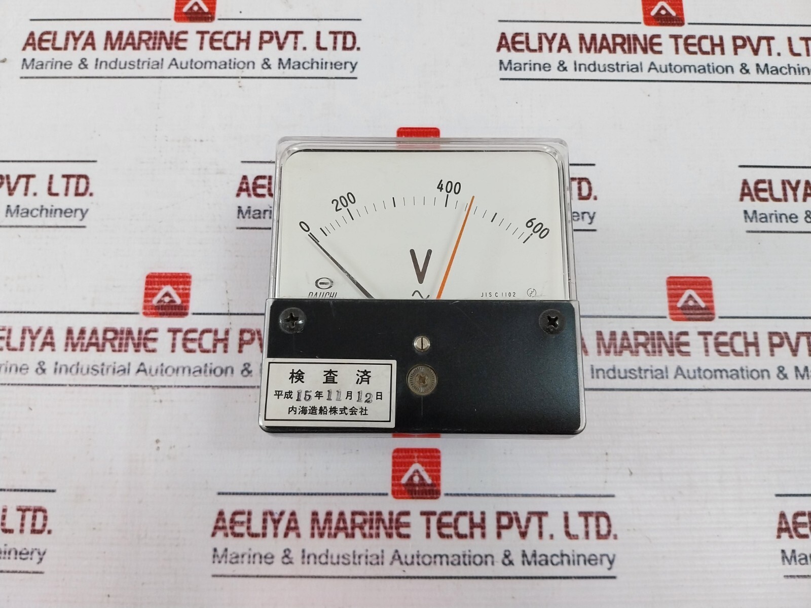 Daiichi JIS C 1102 Voltmeter 0-600V