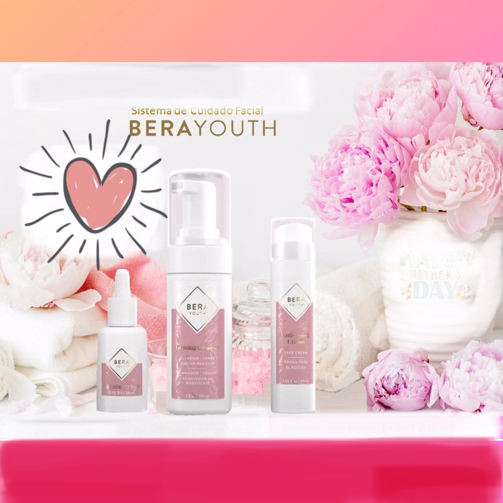 L’eudine leudine Berayouth Skincare System Lot Of 3 🌿🌸🌿