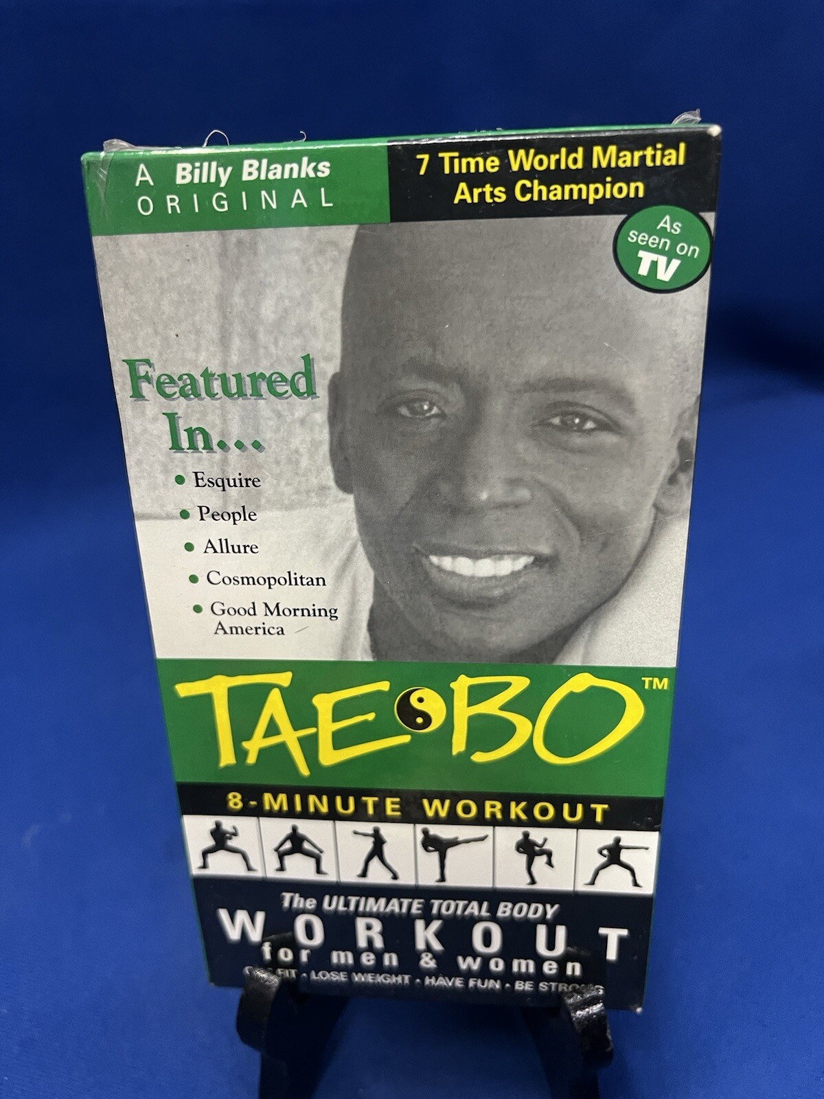 Billy Blanks Ultimate Total Body Workout 8 Minutes Vhs NEW SEALED