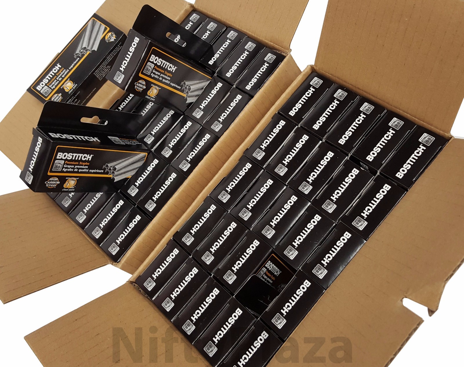 Pack of 5 Boxes Bostitch B8 Powercrown Premium 1/4" Staples MPN STCRP21151/4