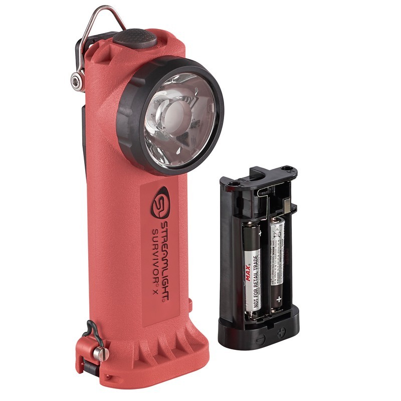 Survivor® X ATEX Rated Right-Angle Firefighter's Light - Alkaline