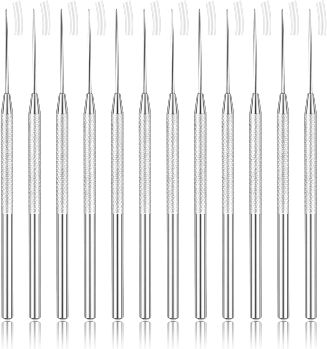 12 PCS Pottery Needle Tool, Clay Needle Tools, Stainless Steel Ceramic Detail To