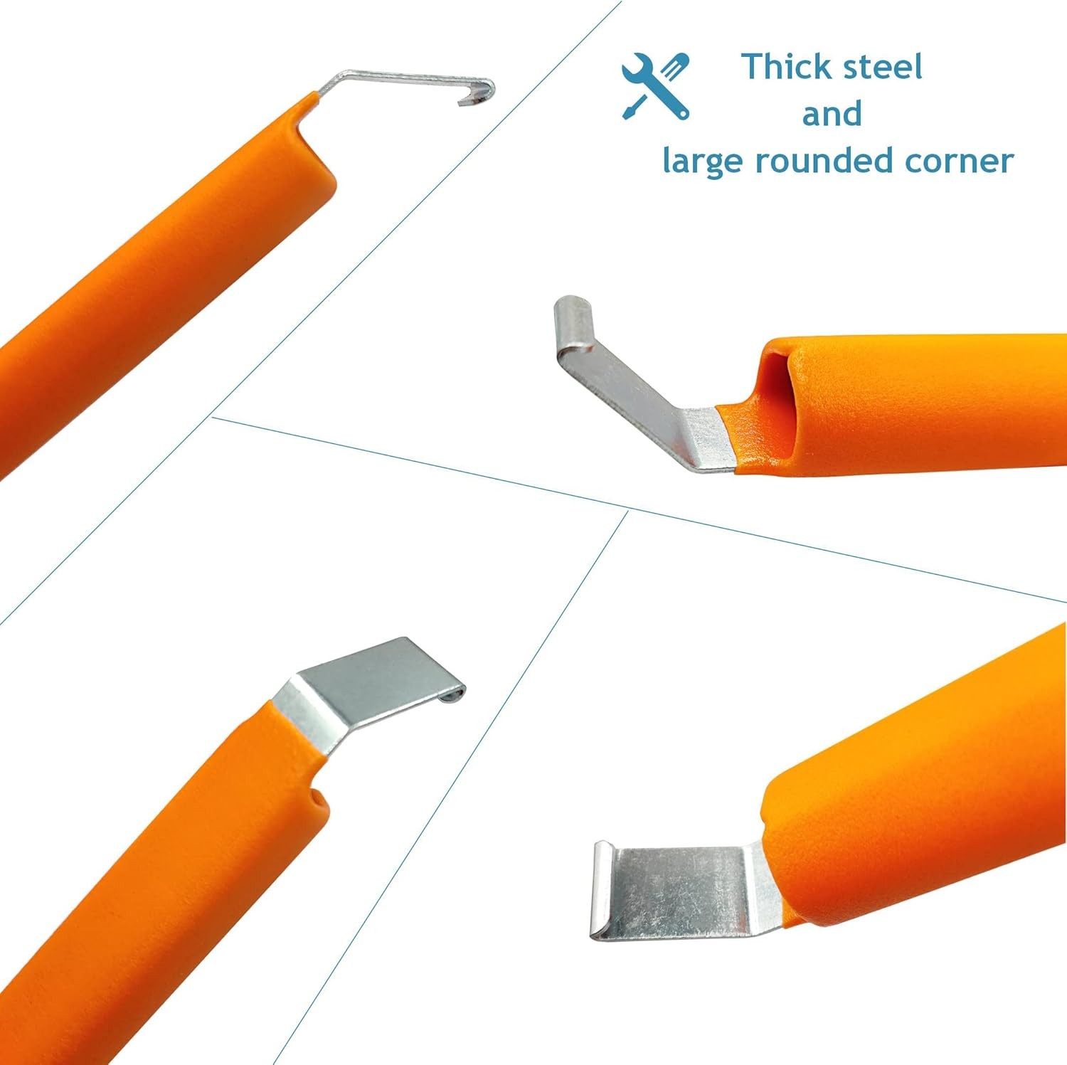 7" 1Pcs Orange Vinyl Siding Tools,Vinyl Removal Tool For