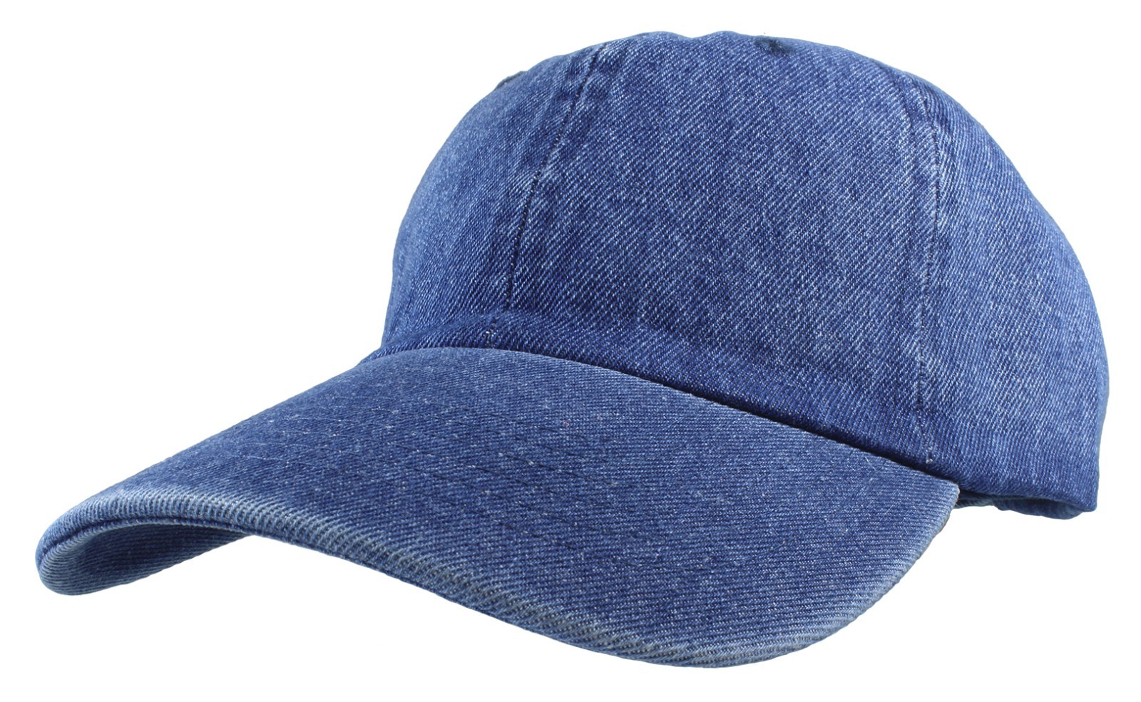 Plain denim Adjustable Baseball Caps Jean Dad Hats Wholesale lot 6-12pcs