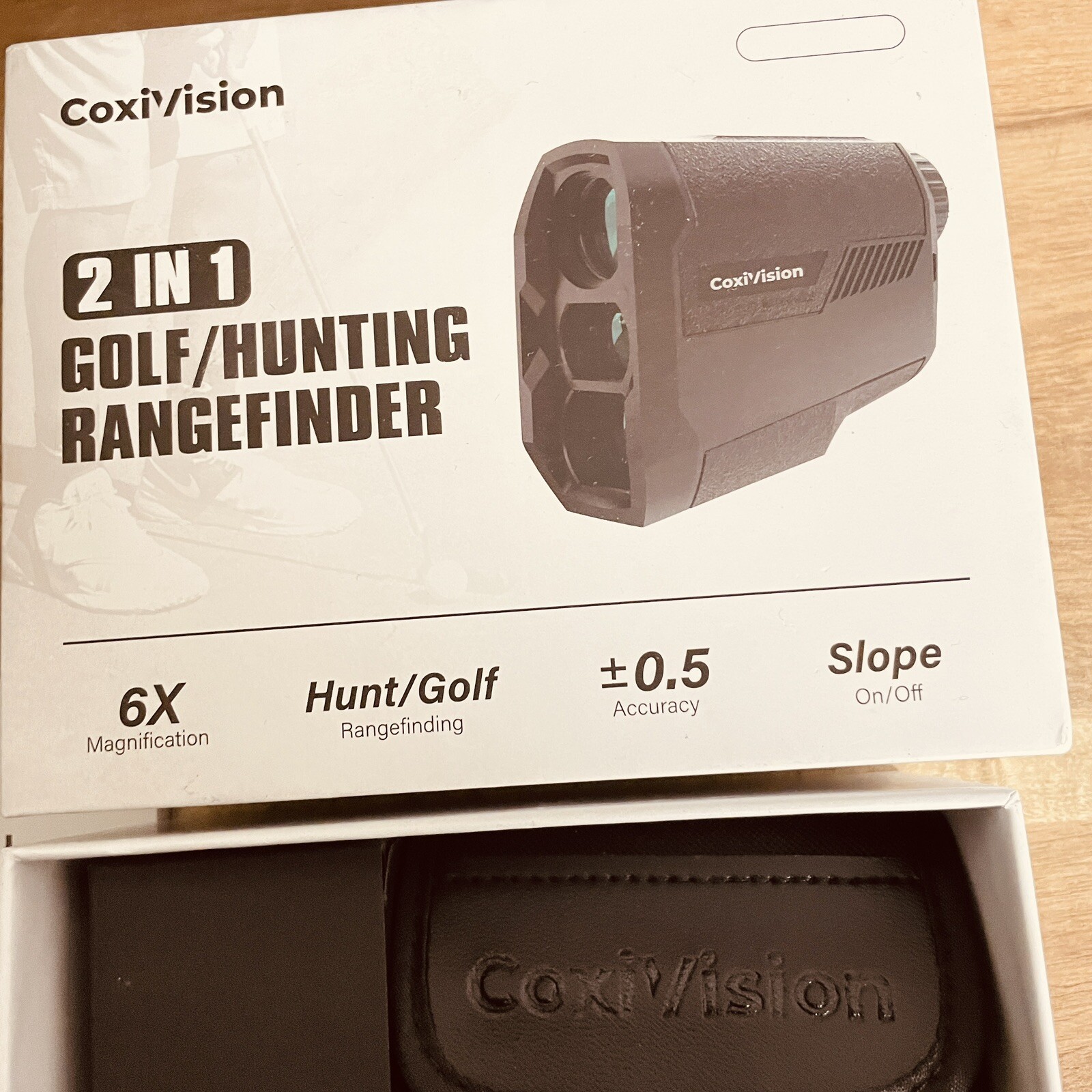 COXIVISION RANGEFINDER GOLF/Hunting RANGE FINDER YARDAGE, SILVER
