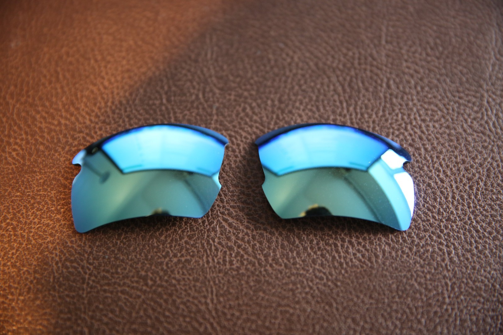 PolarLens POLARIZED Ice Blue Replacement Lens for-Oakley Flak Jacket 2.0 XL