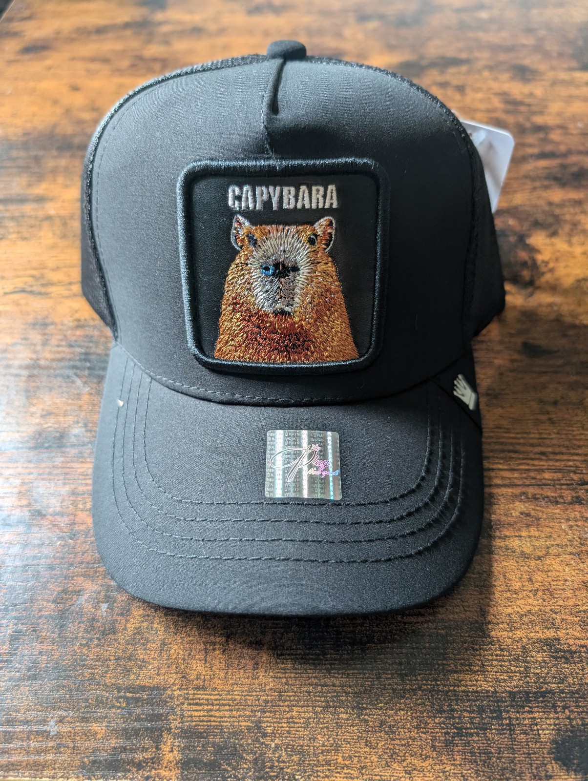 "Capybara" Trucker Hat - Triple Black - Brand New with Tags