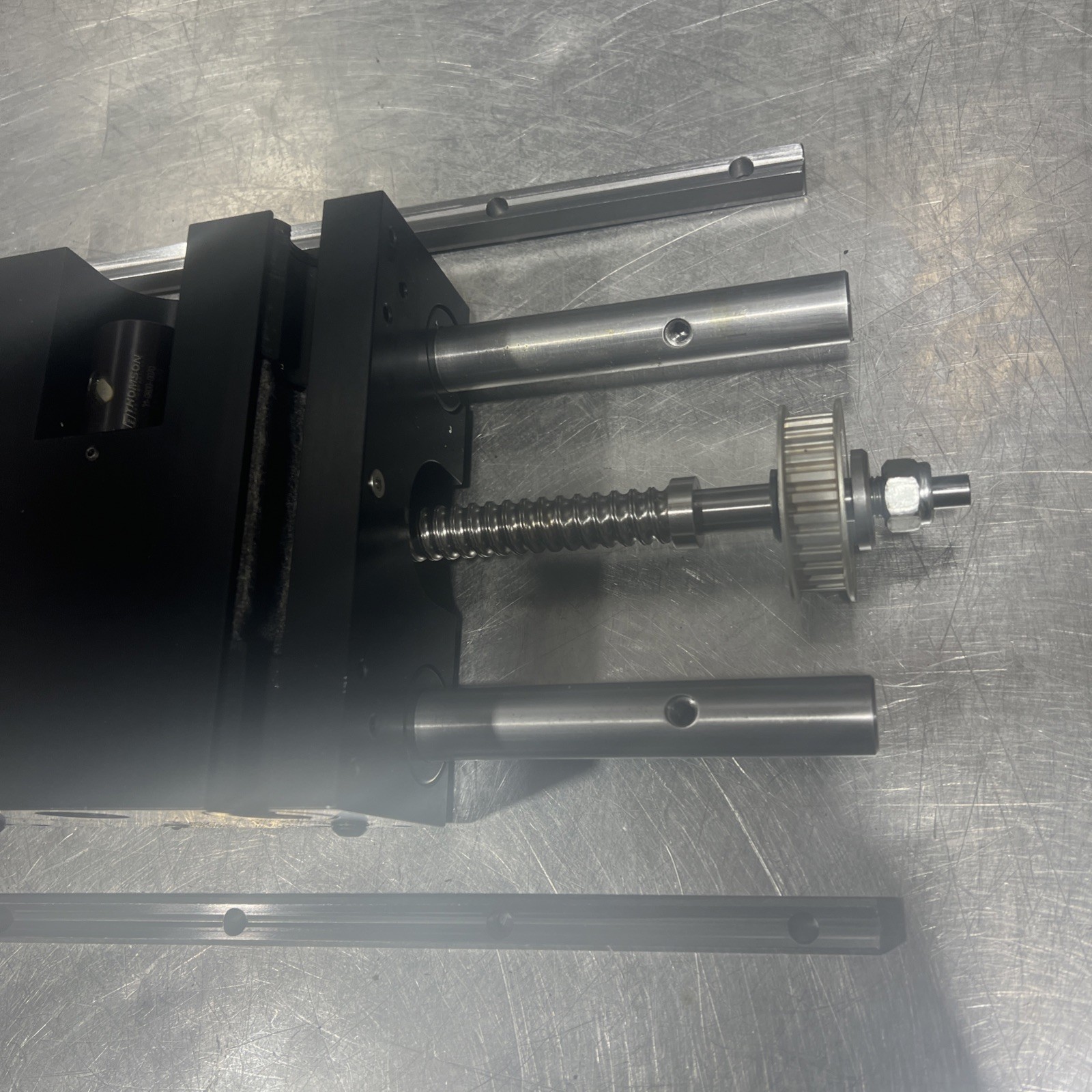 Intelitek Prolight Turning Center Linear Rail Axis Assembly. Used Surplus