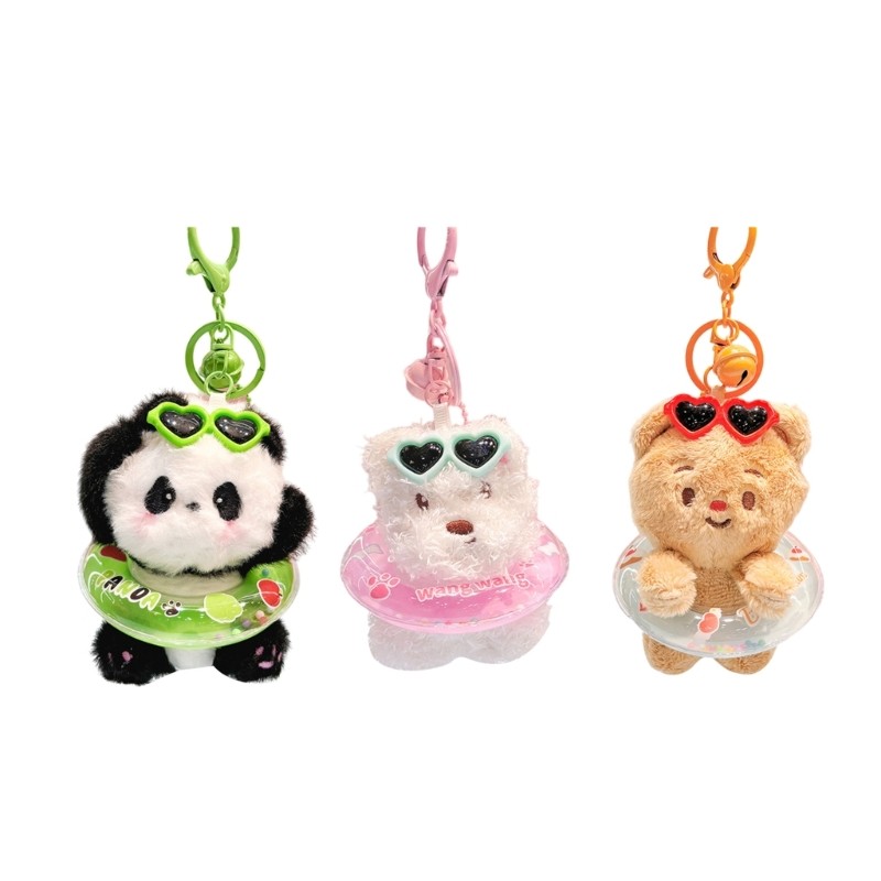 Adorable Keychain Panda Sweet Doll Toy Decorations Student Prize Giveaway