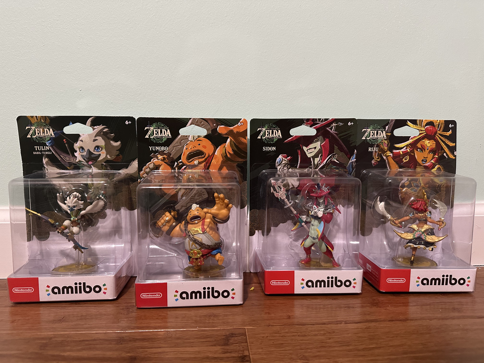 Nintendo Amiibo Legend of Zelda (Yunobo, Sidon, Riku, Tulin) NEW